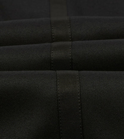 Drake's Black Barathea Wool Dinner Trousers