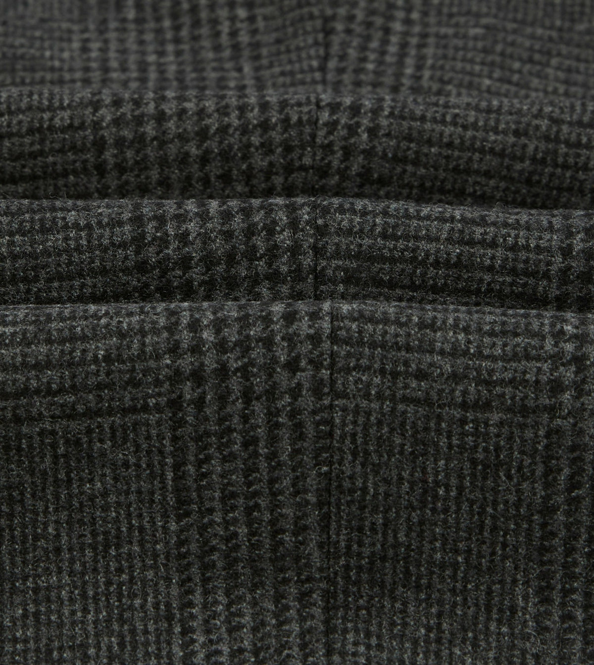 Drake's Grey Prince of Wales Check Wool Flannel Single-Pleat Trouser