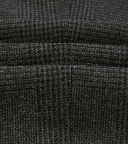 Drake's Grey Prince of Wales Check Wool Flannel Single-Pleat Trouser