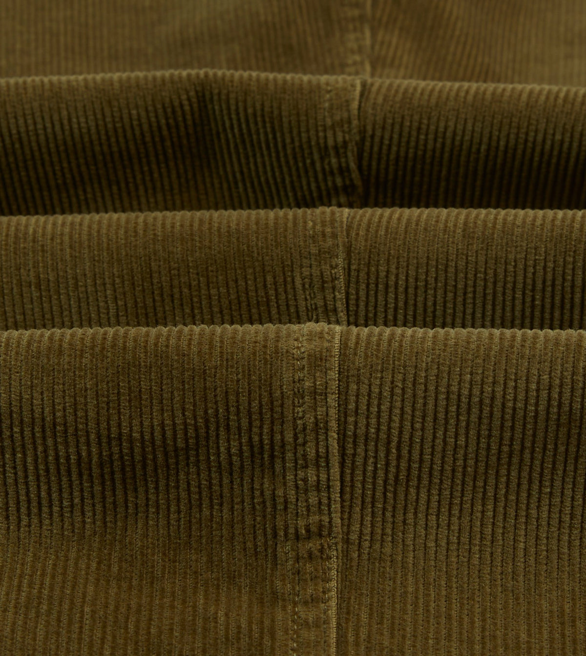 Drake's Olive Cotton Corduroy Field Games Trousers
