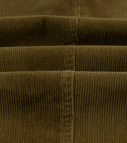 Drake's Olive Cotton Corduroy Field Games Trousers