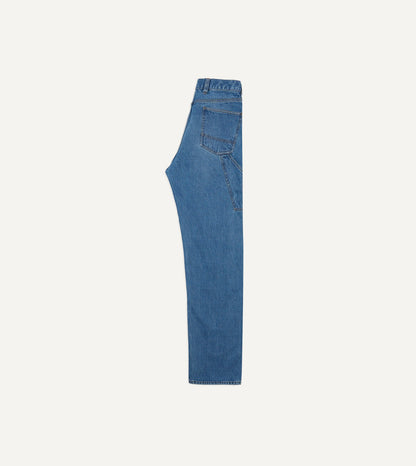Drake's Custom Wash 14.2oz Selvedge Denim Painter Pants