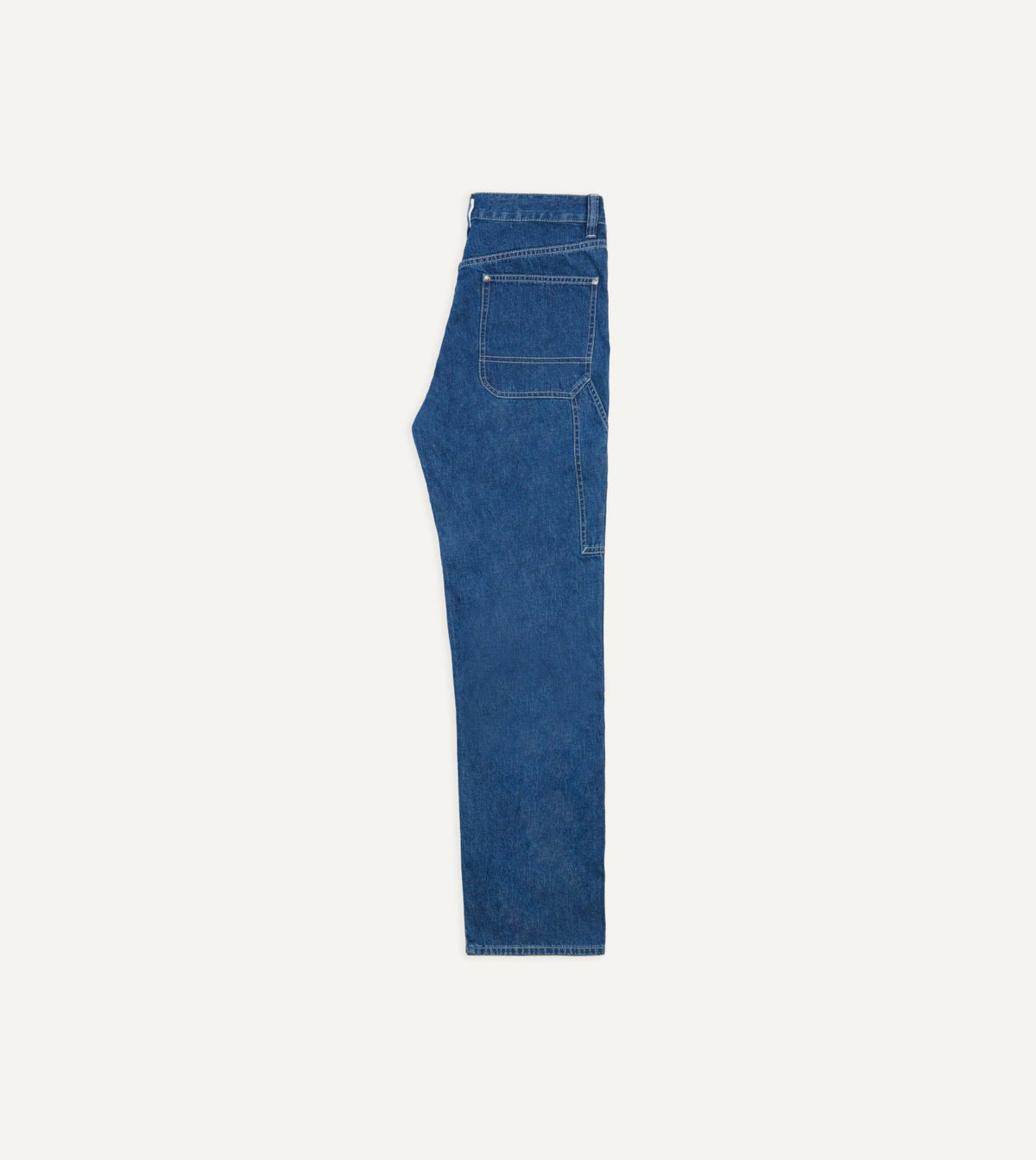 Drake's Stone Wash Selvedge Denim Carpenter Pant