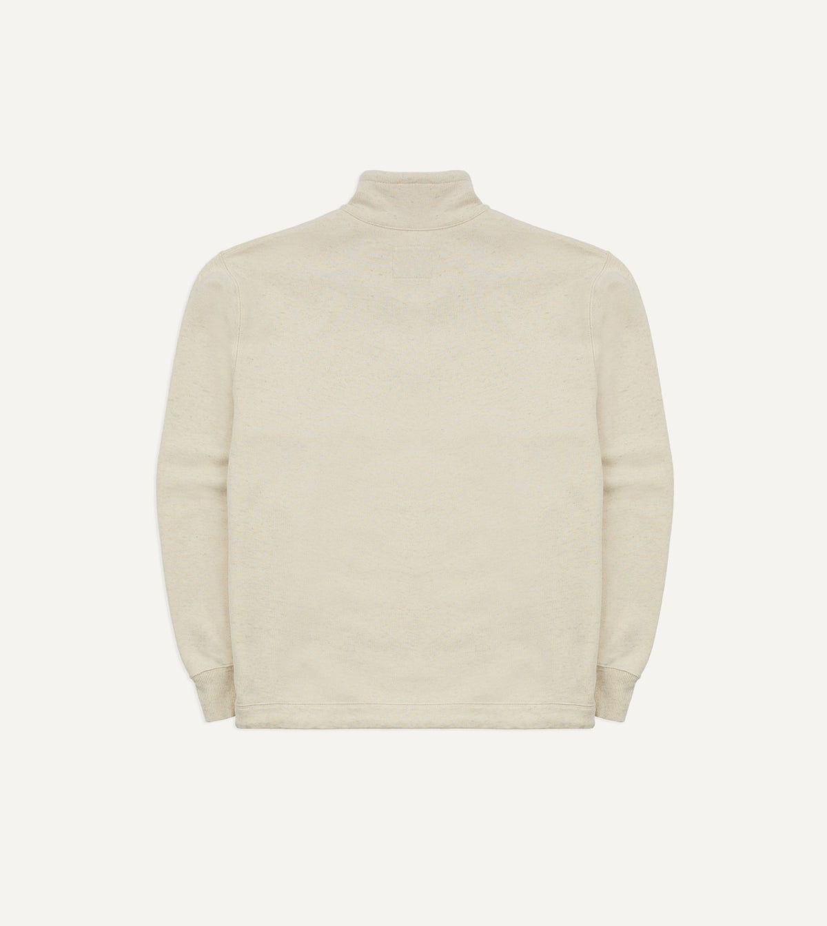 Drake's Ecru Cotton-Hemp Smock Sweatshirt