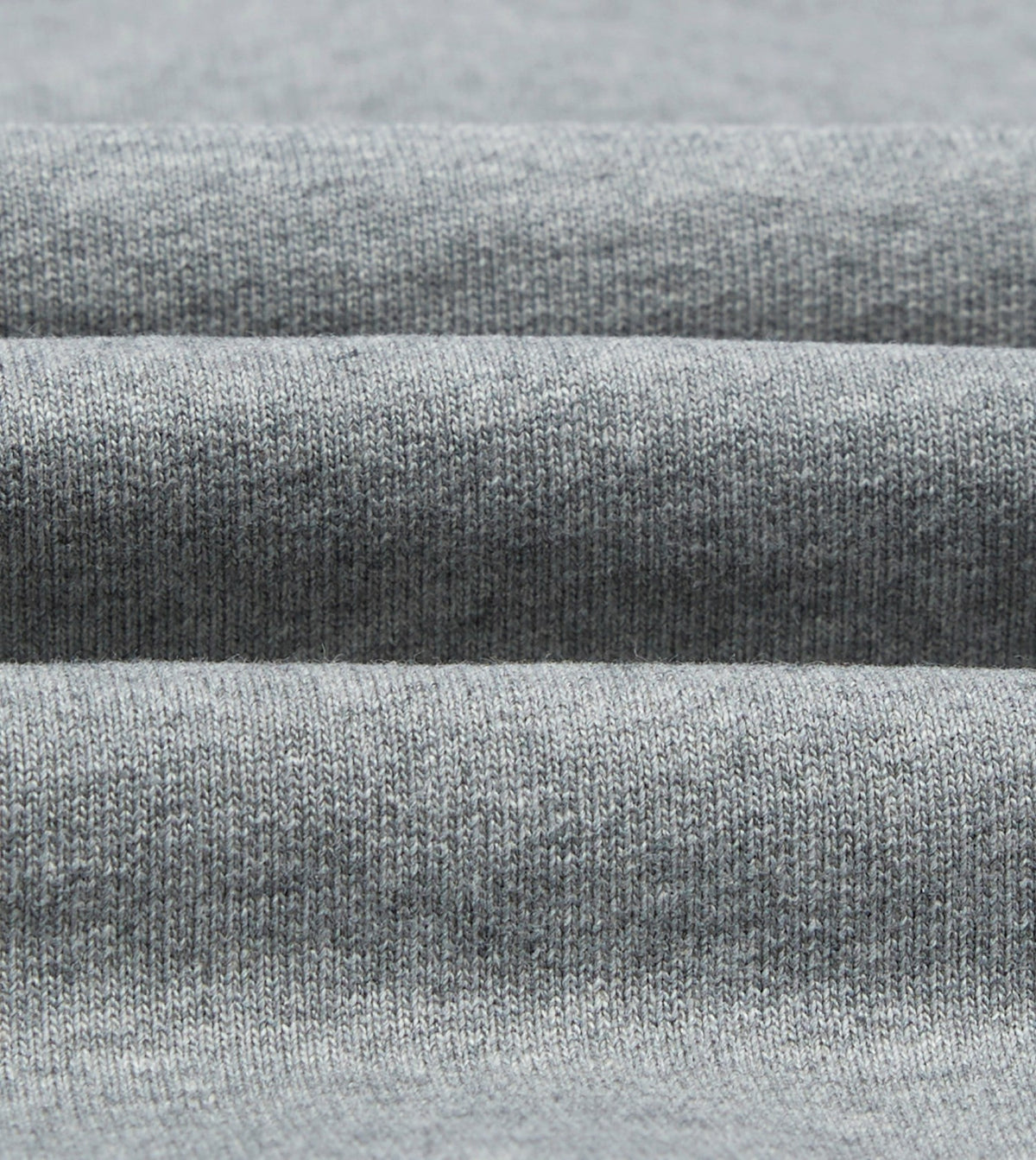 Drake's Grey Cotton Quarter Zip Sweatshirt