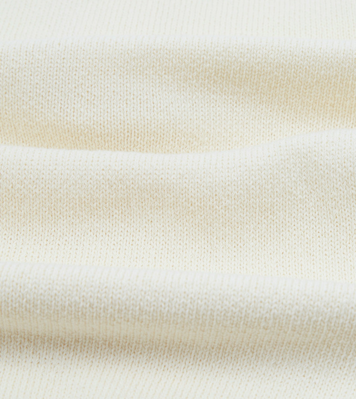 Drake's Ecru Knitted Crepe Cotton Short-Sleeve Polo Shirt