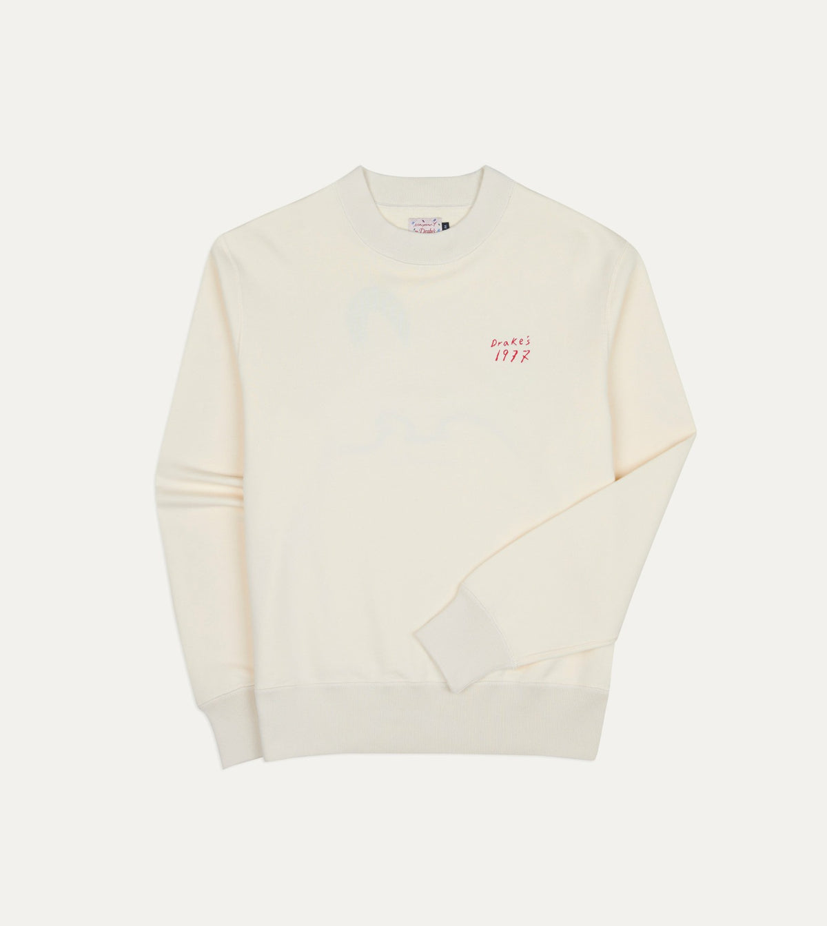 Drake's Mayumi Y. for Drake’s Embroidered Cotton Sweatshirt
