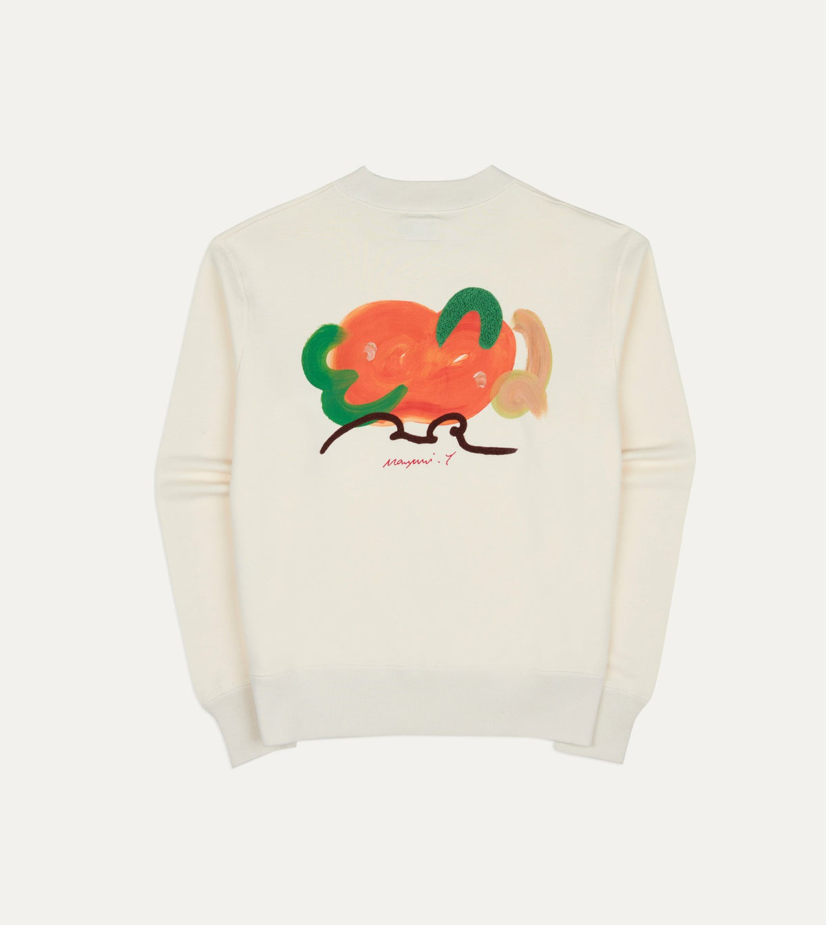 Drake's Mayumi Y. for Drake’s Embroidered Cotton Sweatshirt
