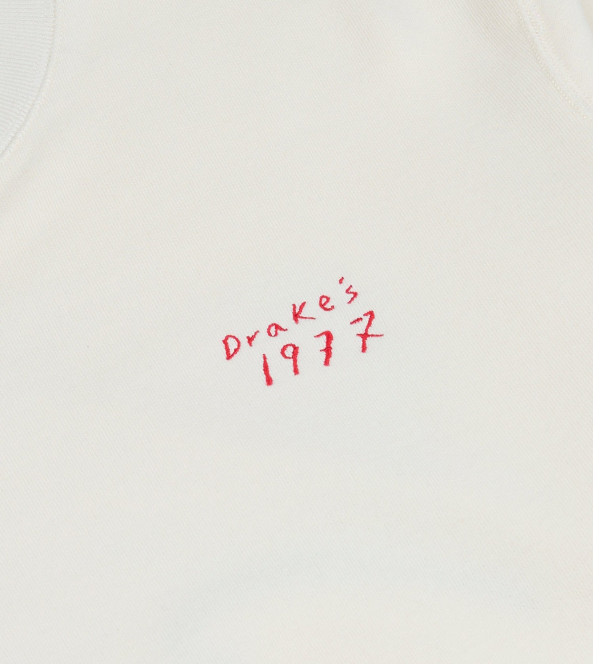 Drake's Mayumi Y. for Drake’s Embroidered Cotton Sweatshirt