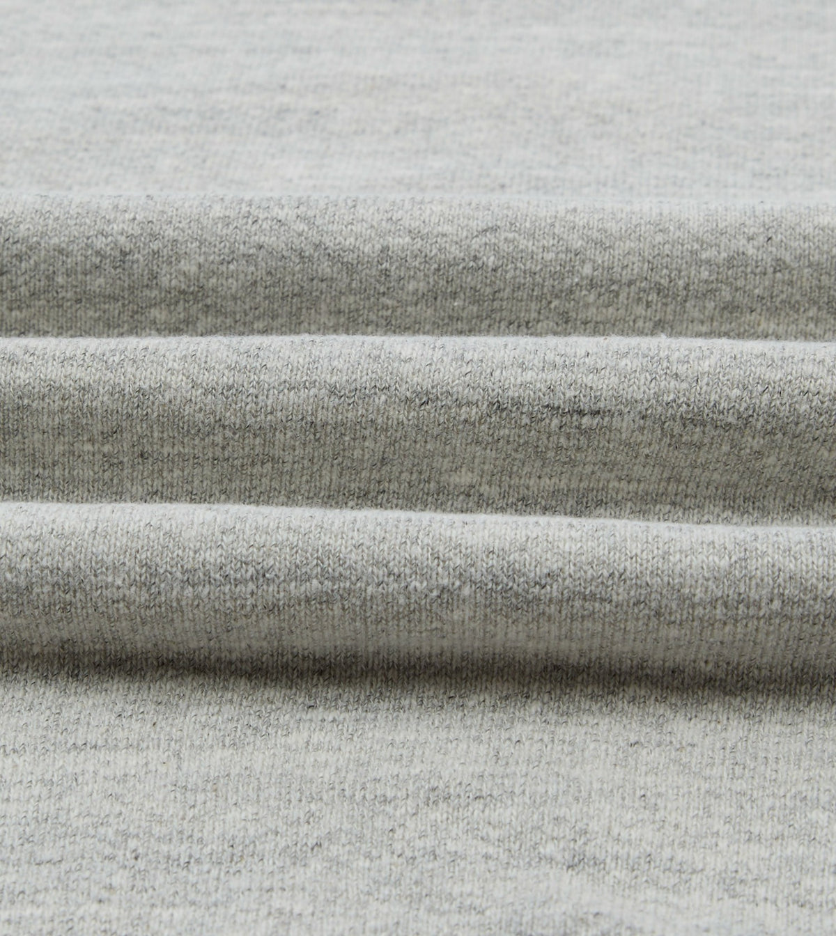 Drake's Grey Melange Cotton Sweatshirt