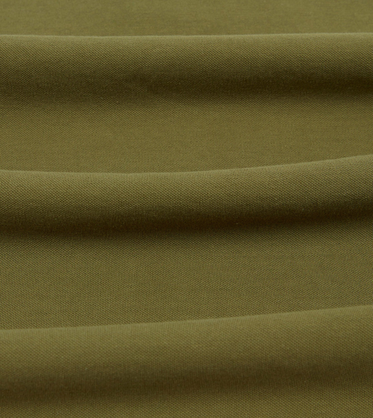 Drake's Khaki Piqué Cotton Polo Shirt
