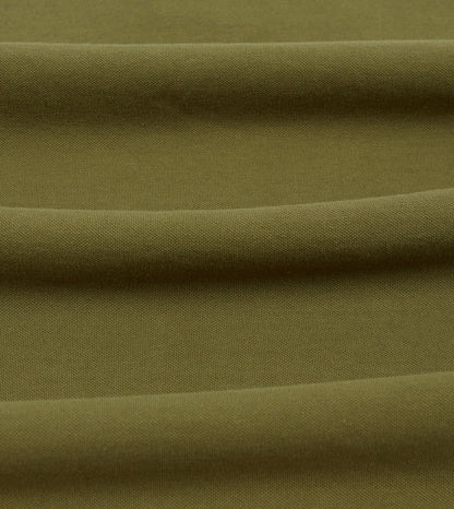 Drake's Khaki Piqué Cotton Polo Shirt