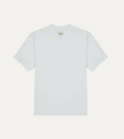 Drake's White 'Cockerel' Print Short-Sleeve Hiking T-Shirt