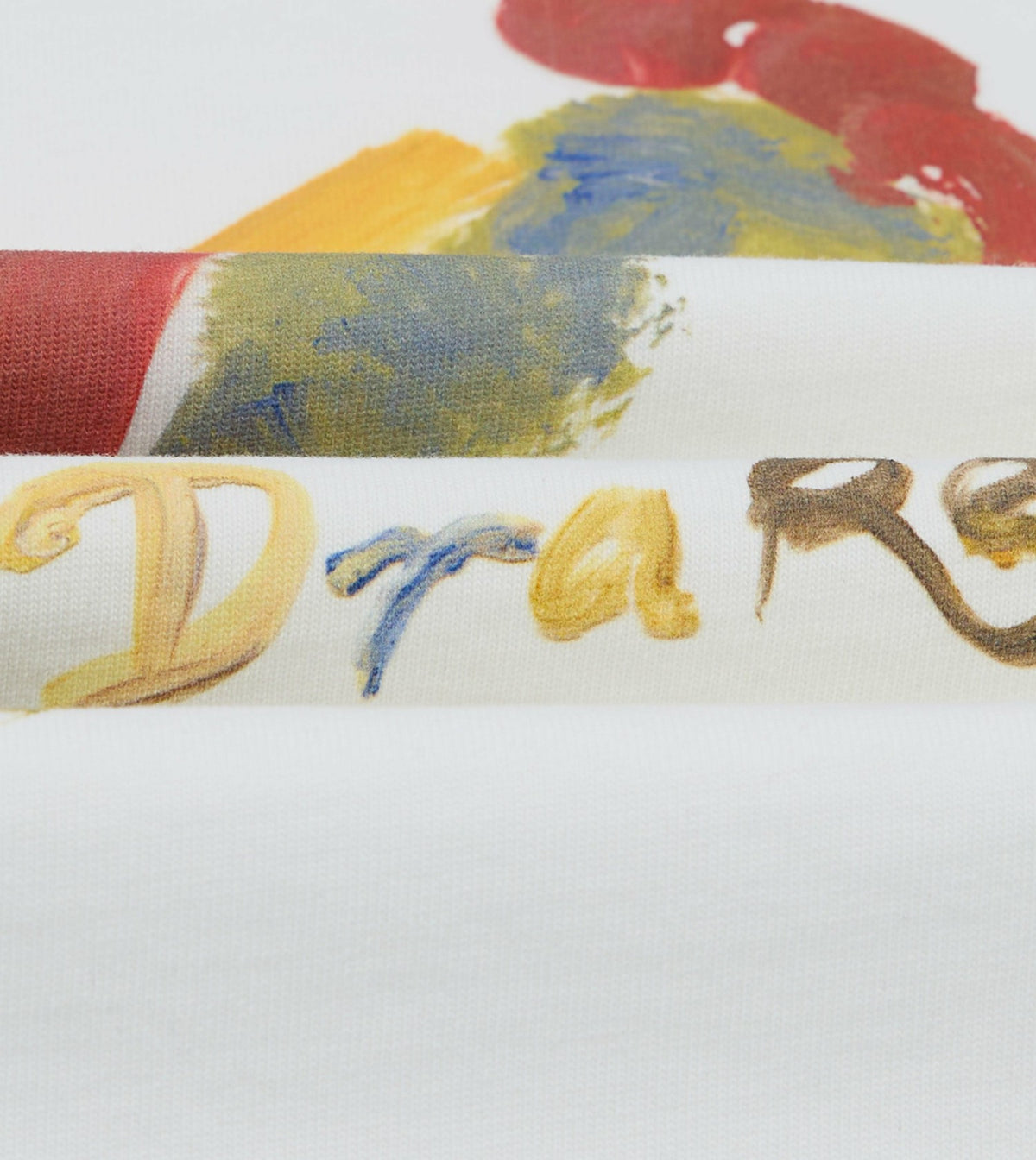 Drake's White 'Cockerel' Print Short-Sleeve Hiking T-Shirt