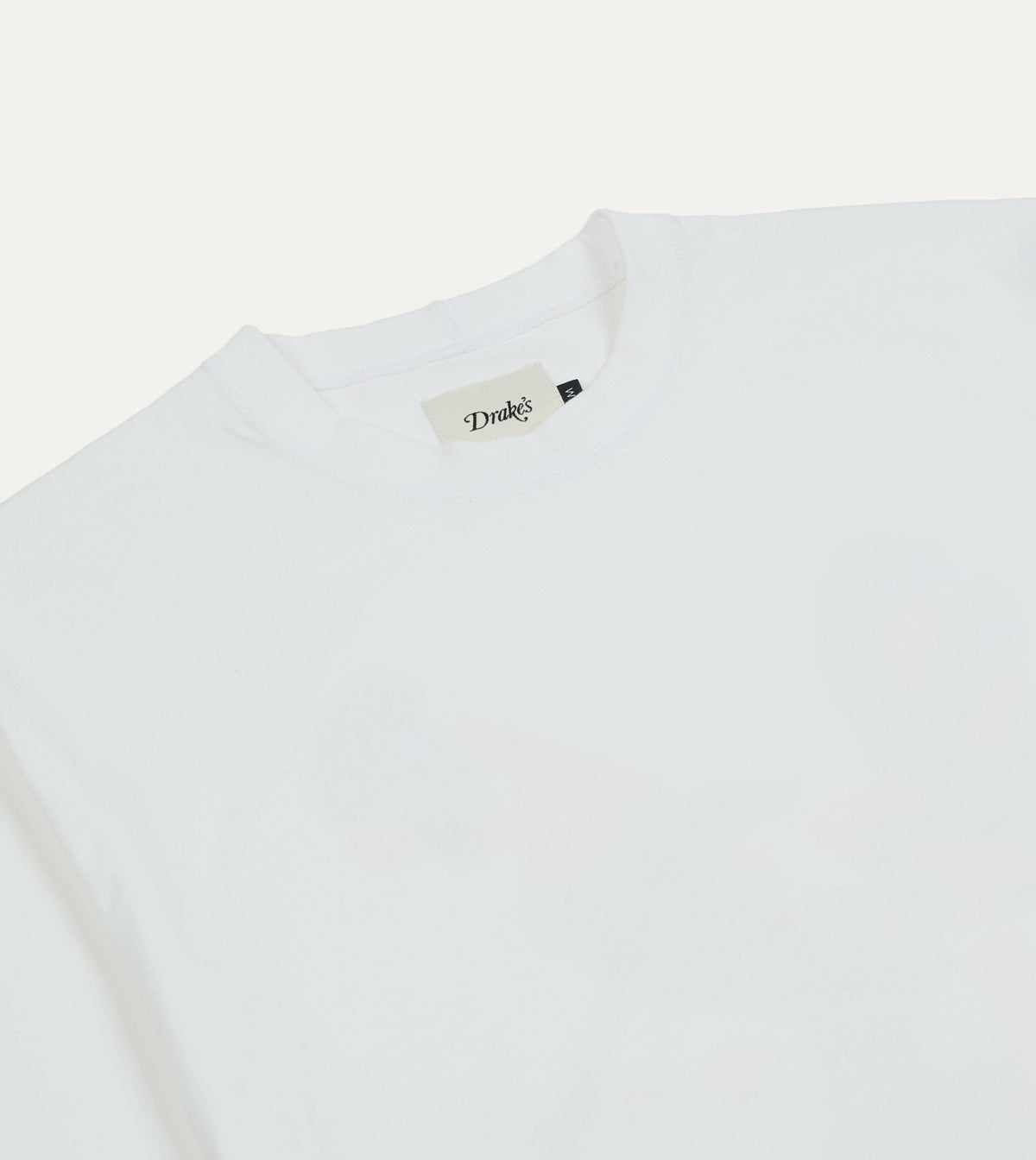 Drake's White 'Cockerel' Print Short-Sleeve Hiking T-Shirt