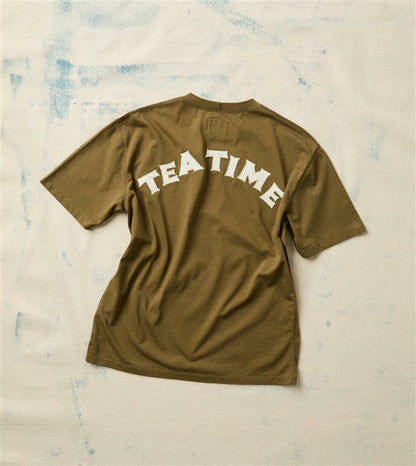 Drake's Olive 'Tea Time' Short-Sleeve Hiking T-Shirt