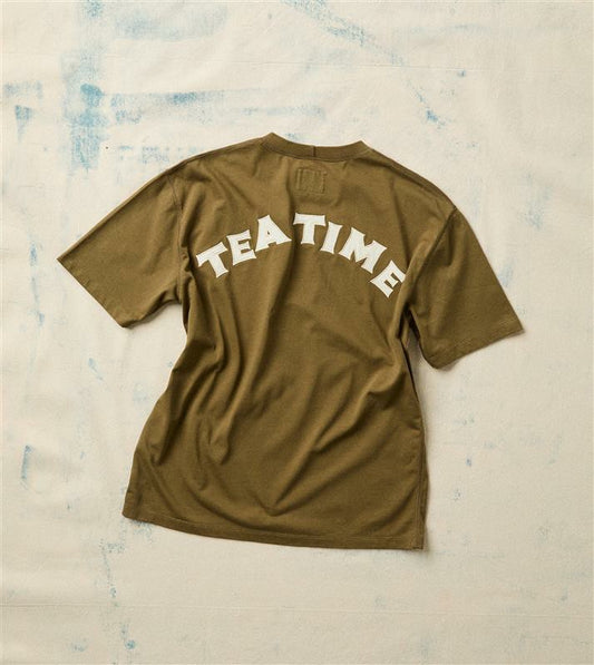 Drake's Olive 'Tea Time' Short-Sleeve Hiking T-Shirt