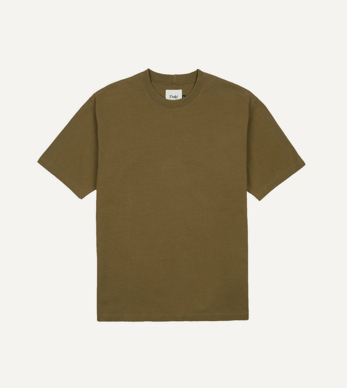 Drake's Olive 'Tea Time' Short-Sleeve Hiking T-Shirt