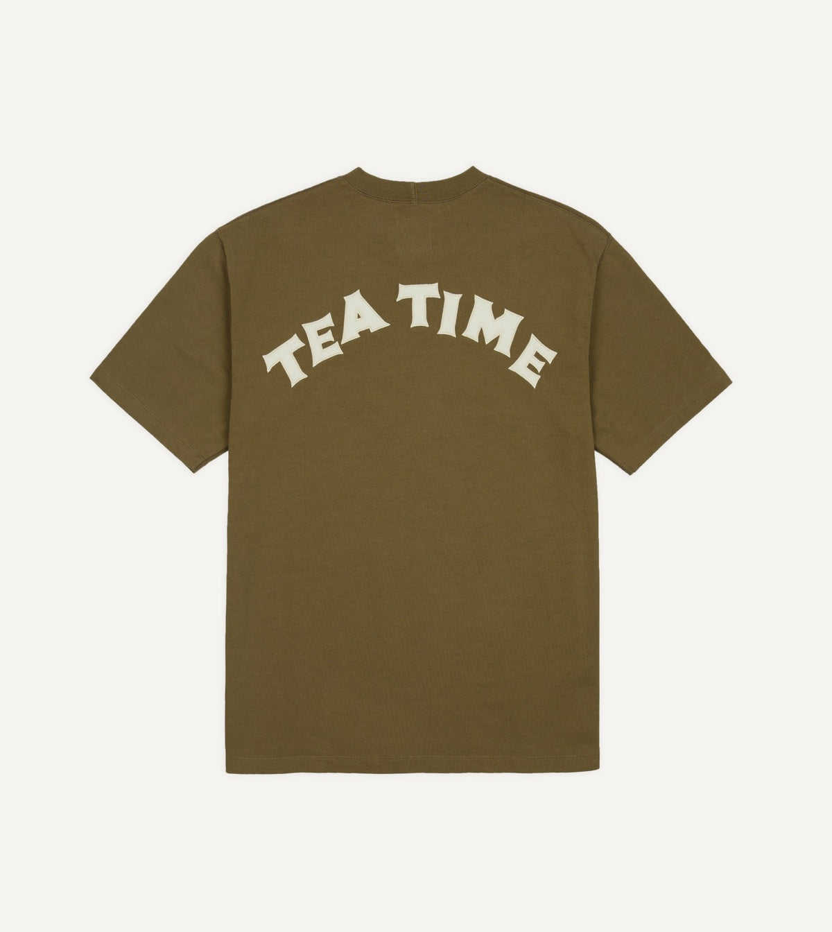 Drake's Olive 'Tea Time' Short-Sleeve Hiking T-Shirt