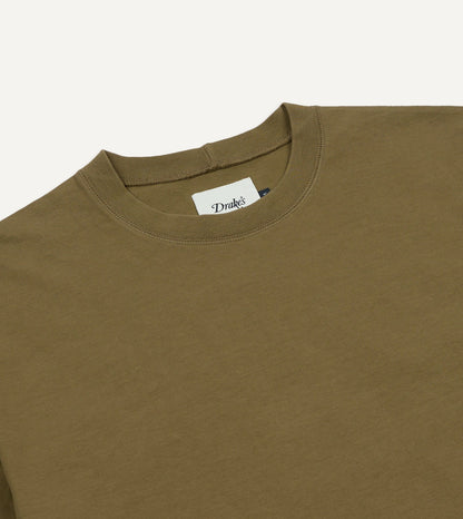 Drake's Olive 'Tea Time' Short-Sleeve Hiking T-Shirt