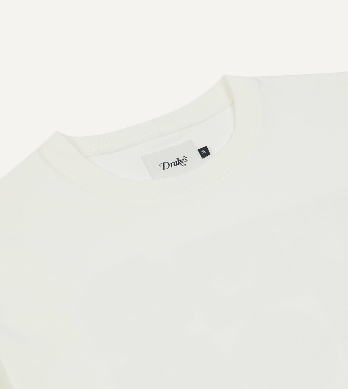Drake's Antique White 'Tile' Print Short-Sleeve Hiking T-Shirt