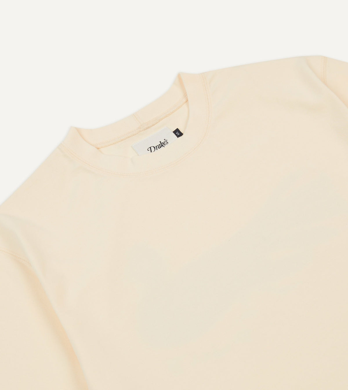 Drake's Antique White Peacock Print Short-Sleeve Hiking T-Shirt