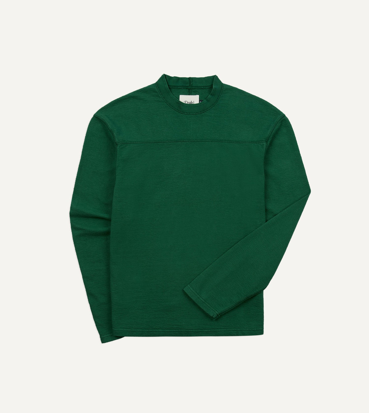 Drake's Green ’77’ Appliqué Panelled Cotton Training T-Shirt