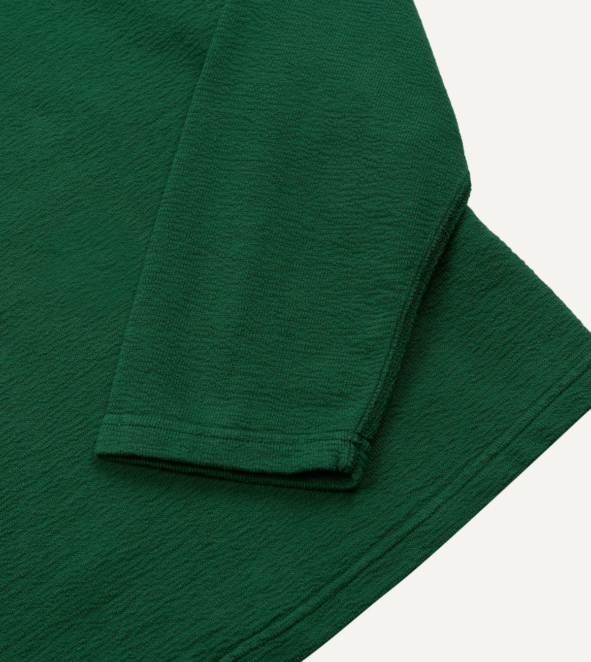 Drake's Green ’77’ Appliqué Panelled Cotton Training T-Shirt