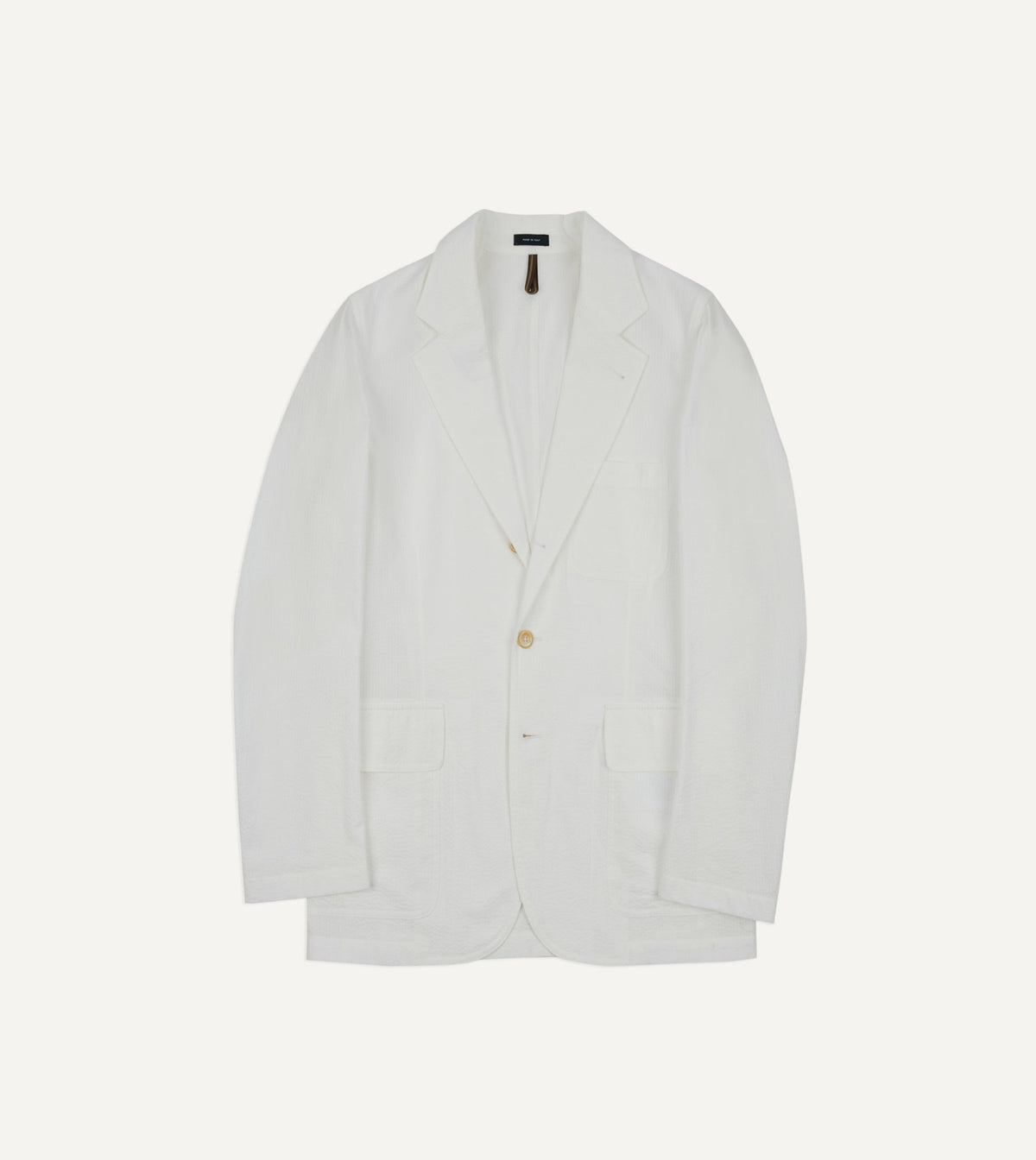 Drake's White Seersucker Games Blazer Mk. I