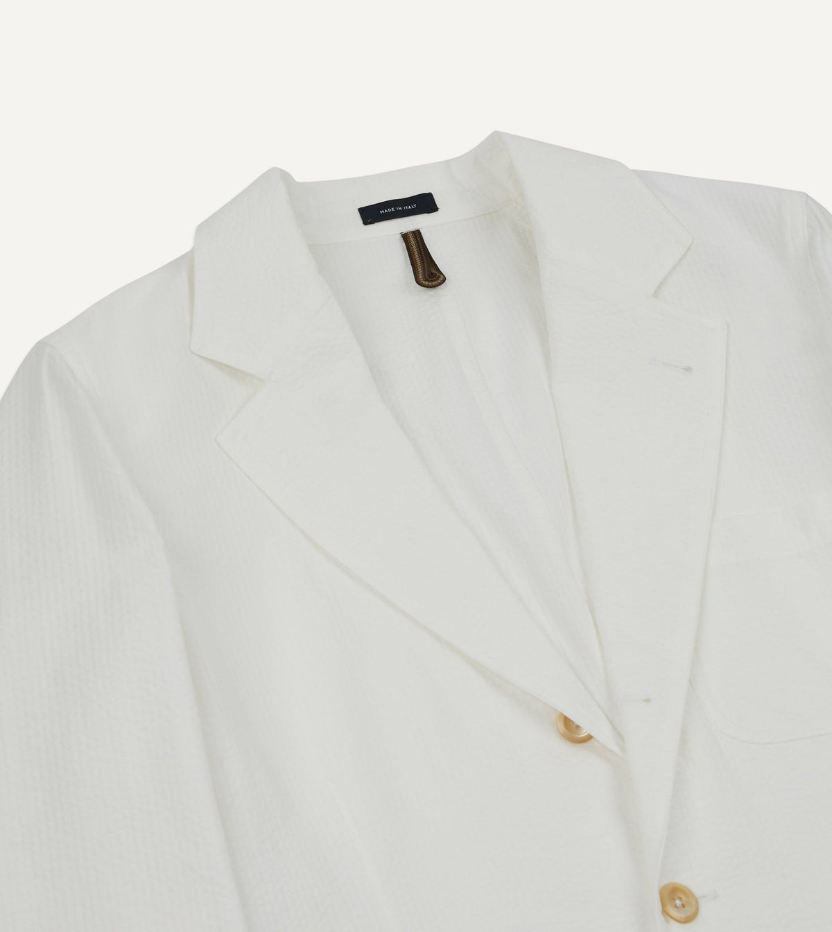 Drake's White Seersucker Games Blazer Mk. I