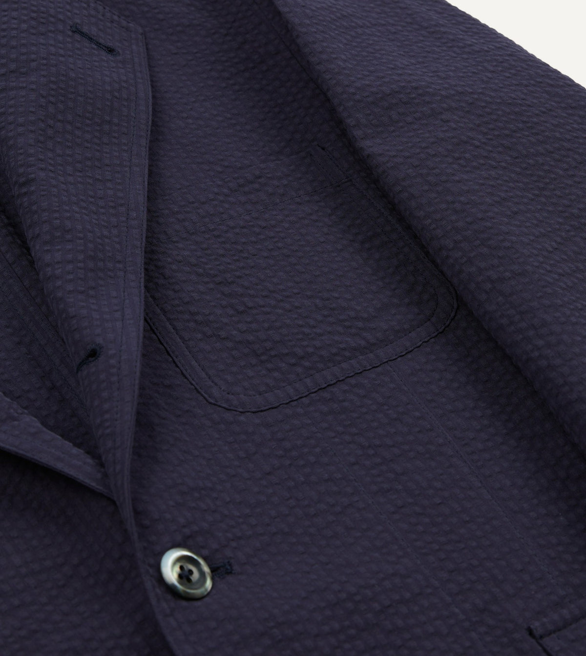 Drake's Navy Seersucker Games Blazer Mk. I