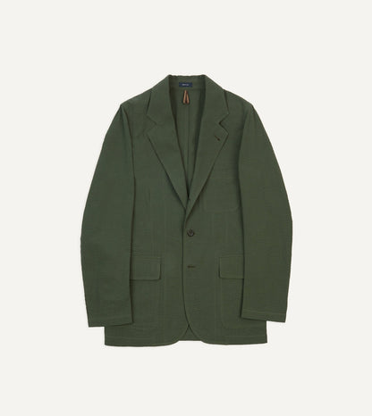 Drake's Olive Seersucker Games Blazer Mk. I