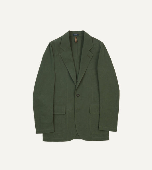 Drake's Olive Seersucker Games Blazer Mk. I