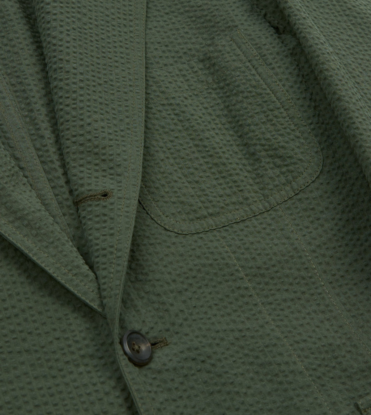 Drake's Olive Seersucker Games Blazer Mk. I