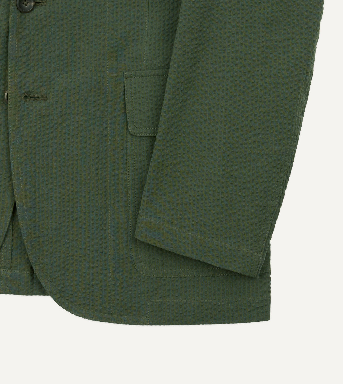 Drake's Olive Seersucker Games Blazer Mk. I