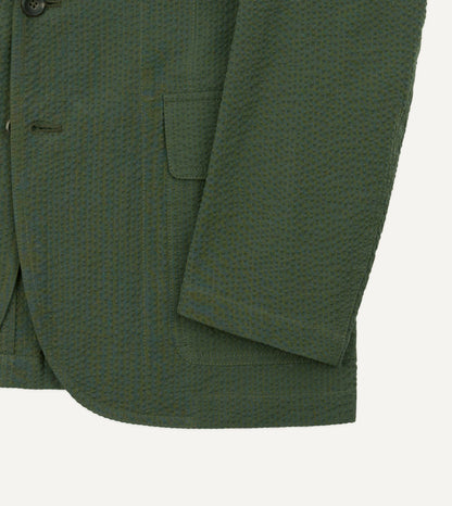 Drake's Olive Seersucker Games Blazer Mk. I