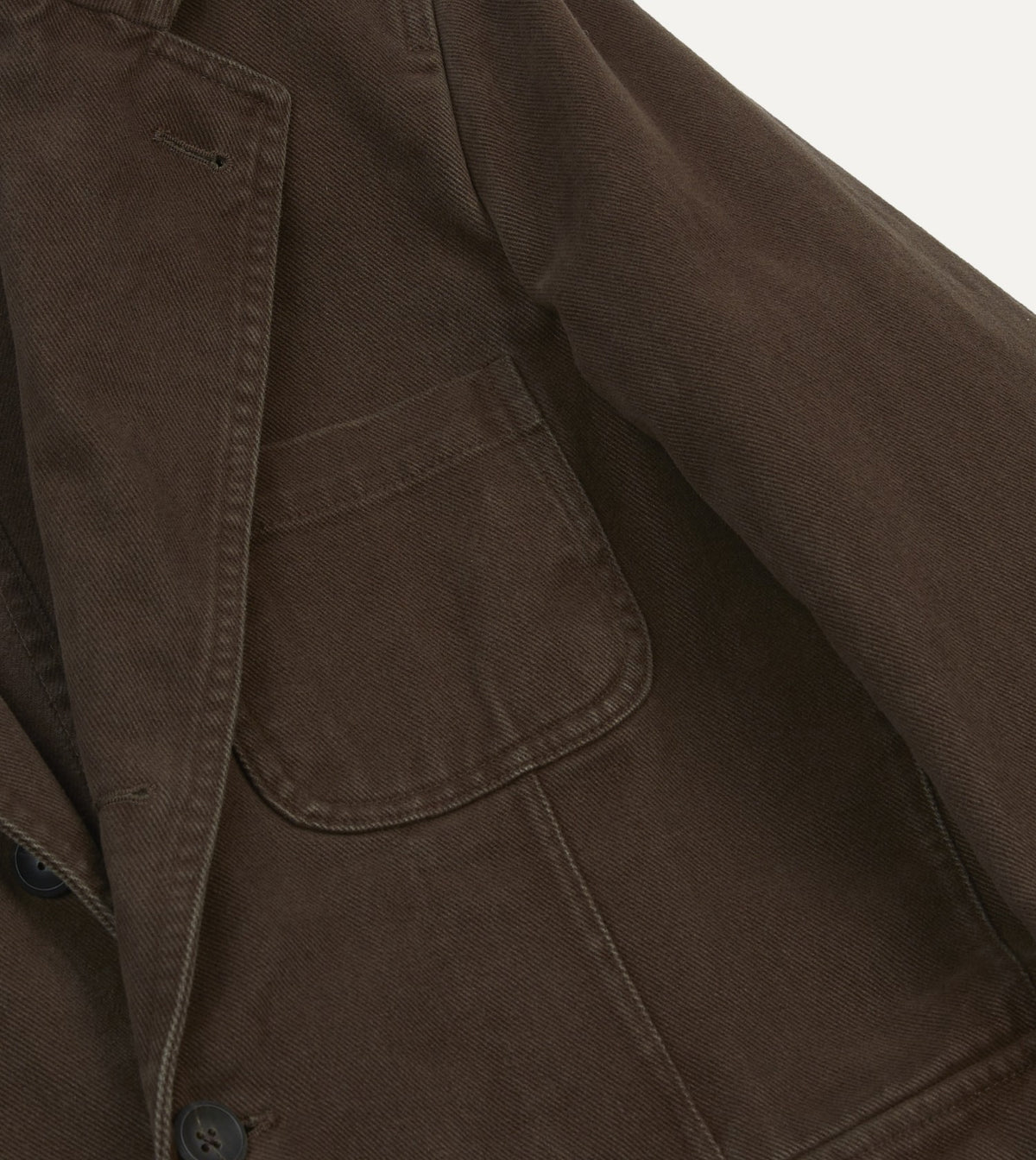 Drake's Cocoa Heavy Cotton Twill Games Blazer Mk. I