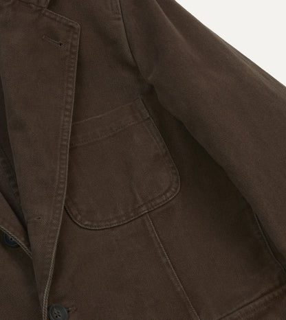 Drake's Cocoa Heavy Cotton Twill Games Blazer Mk. I