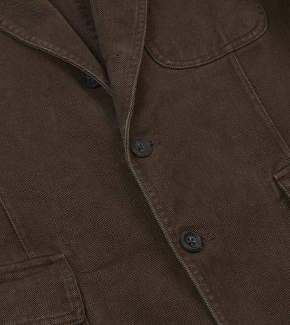 Drake's Cocoa Heavy Cotton Twill Games Blazer Mk. I