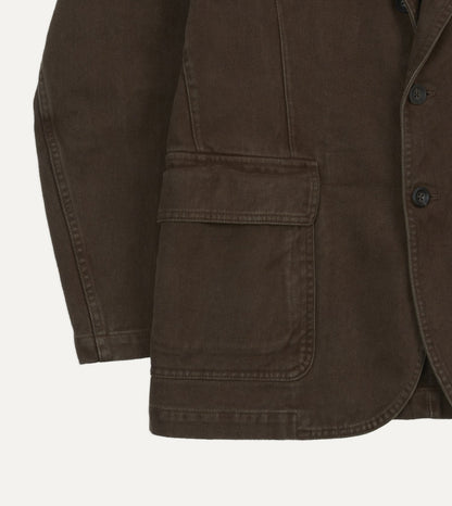 Drake's Cocoa Heavy Cotton Twill Games Blazer Mk. I