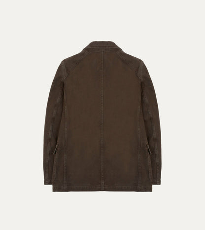Drake's Cocoa Heavy Cotton Twill Games Blazer Mk. I