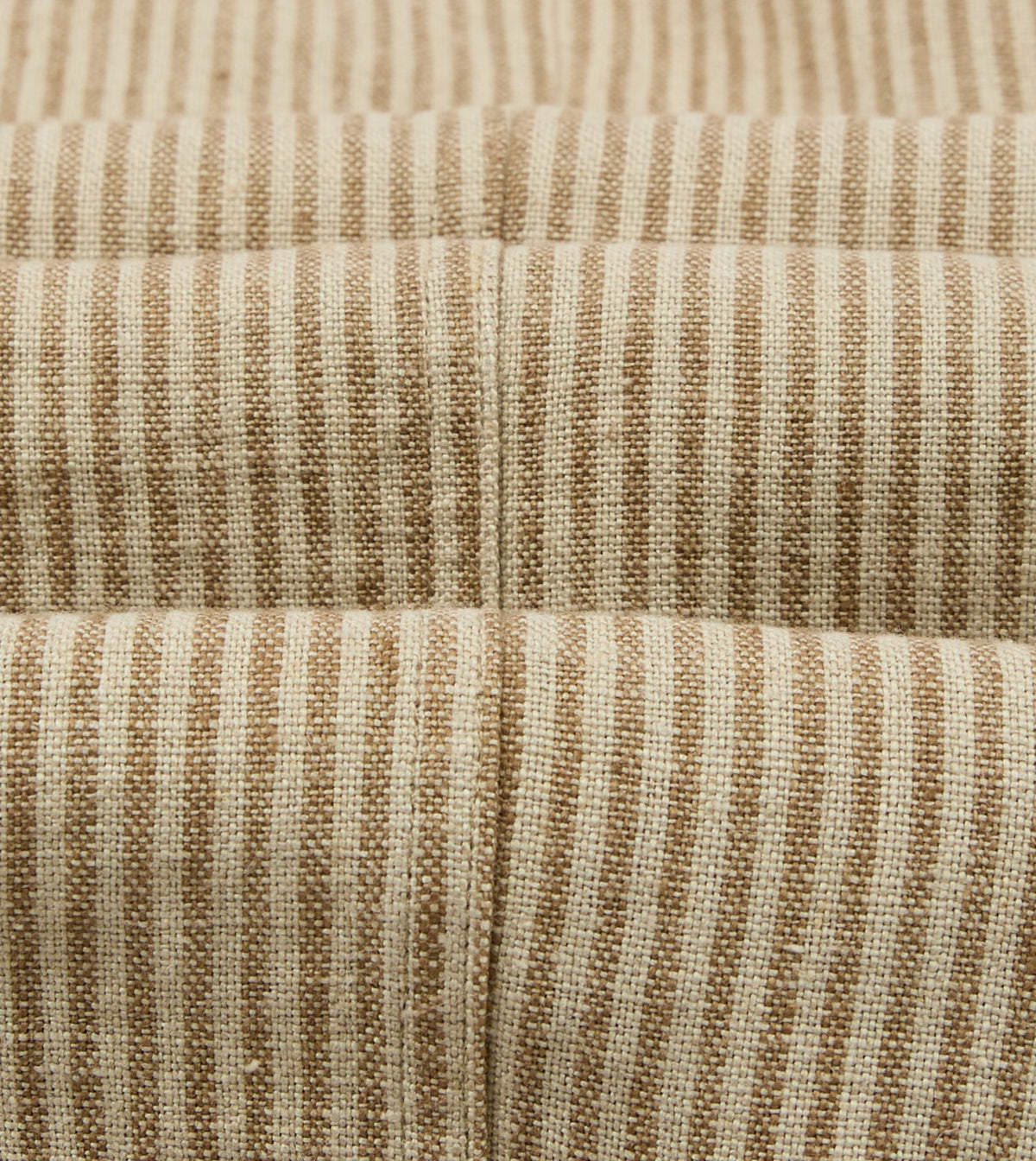 Drake's Brown and Ecru Stripe Oxford Linen Games Blazer Mk. IV