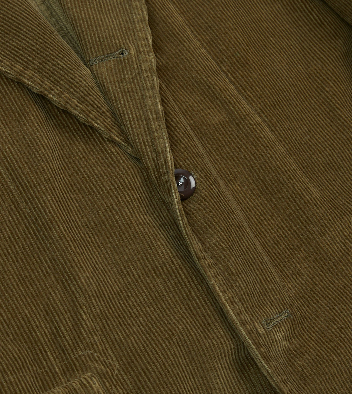 Drake's Olive Cotton Corduroy Field Games Blazer