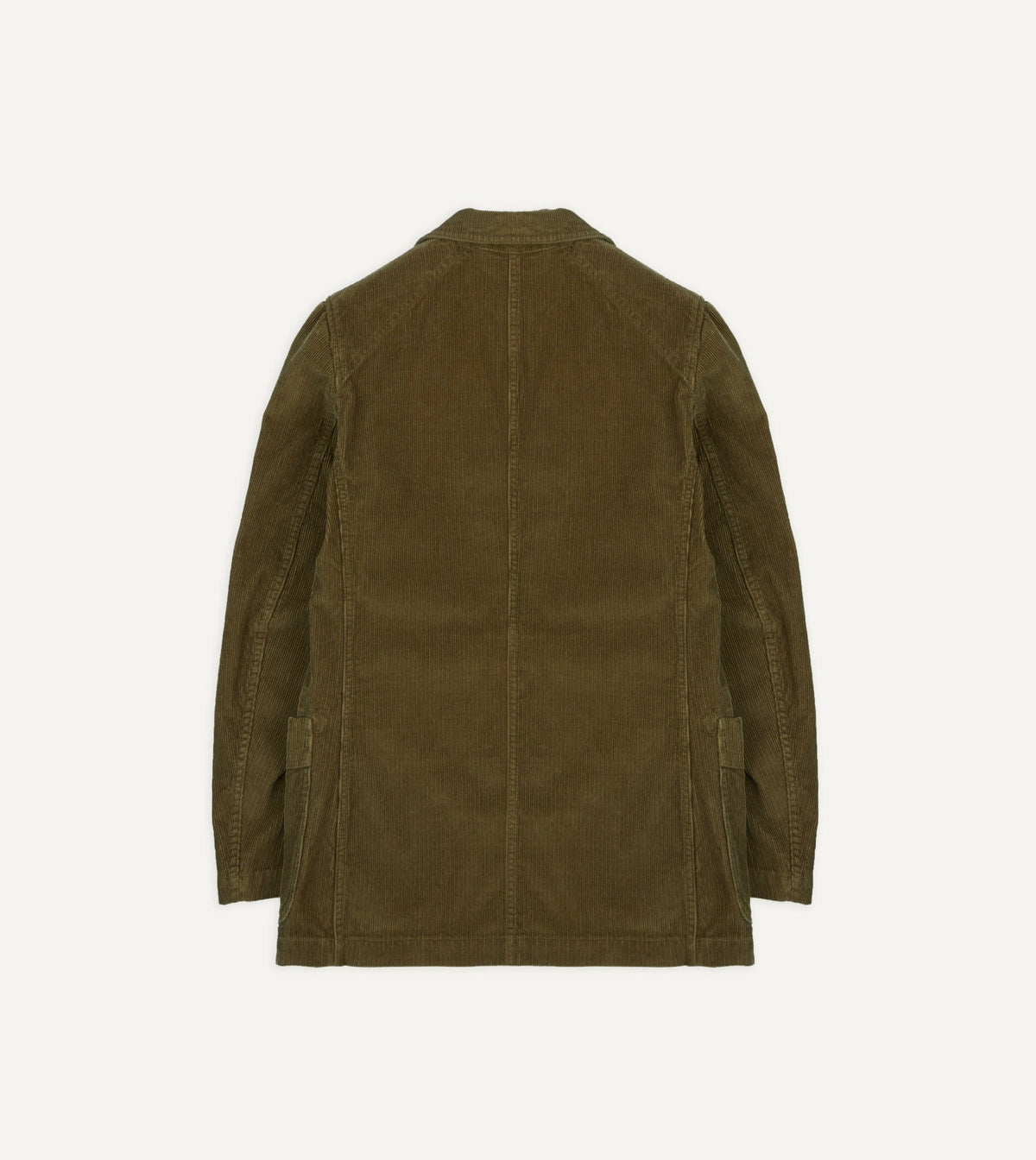 Drake's Olive Cotton Corduroy Field Games Blazer