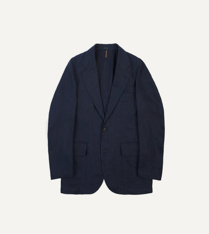 Drake's Navy Antique Linen Games Blazer Mk. I