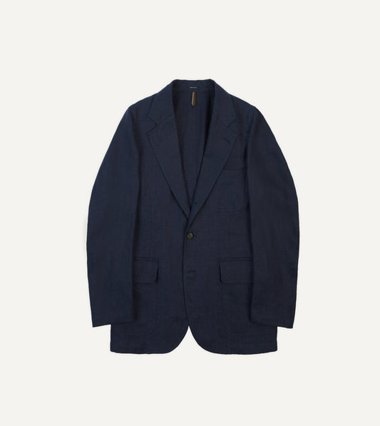 Drake's Navy Antique Linen Games Blazer Mk. I