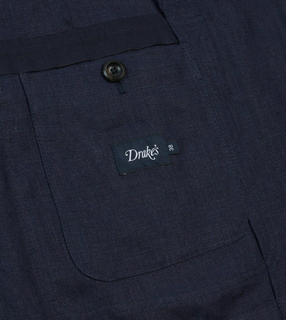 Drake's Navy Antique Linen Games Blazer Mk. I