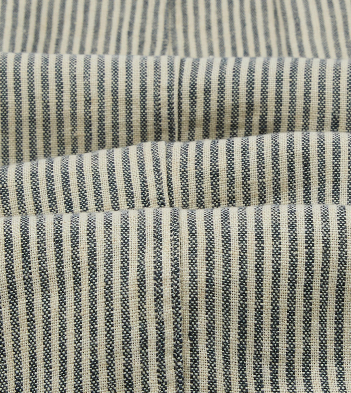 Drake's Navy and Ecru Stripe Oxford Linen Games Blazer Mk. IV