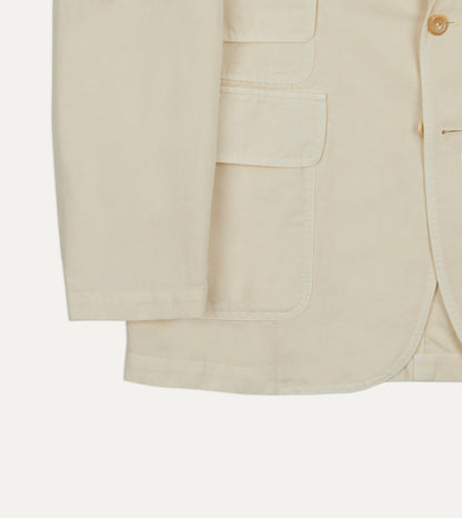Drake's Ecru Cotton-Linen Games Blazer Mk. IV