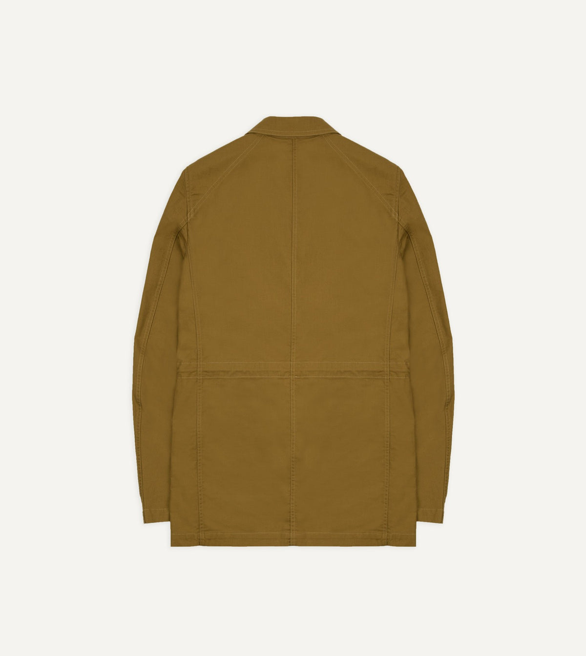 Drake's Olive Cotton Drawstring Games Blazer